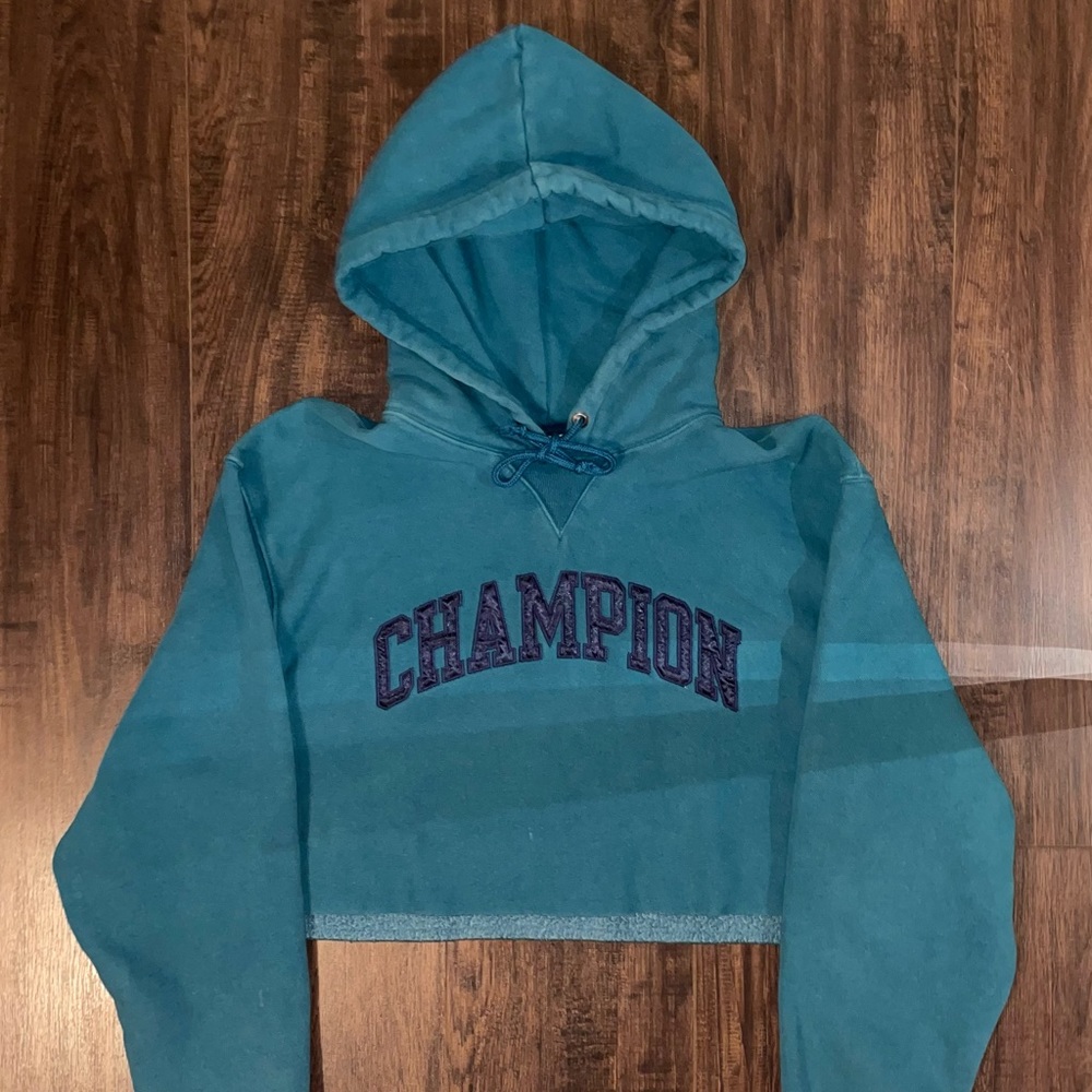 cropped champion sweatshirt size medium